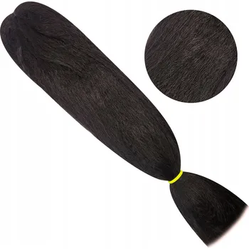 Syntetické vlasové pásy hnědé Althair 112 cm