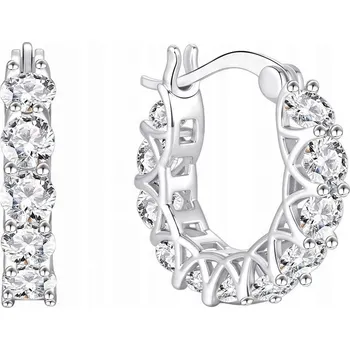 Náušnice STŘÍBRNÉ NÁUŠNICE ANGLICKÉ ZAPÍNÁNÍ STŘÍBRO O RYZOSTI 925 LESKLÉ ORIGINÁLNÍ