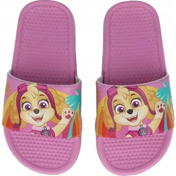 Dámské pantofle Pantofle Tlapková patrola Skye 11430 růžové plážové nazouváky k bazénu k bazénu R30