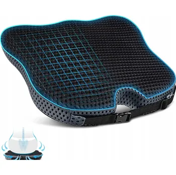 Polštář ORTOPEDICKÝ POLŠTÁŘ NA SEDADLO BEDERNÍ PRO ŽIDLI KŘESLO