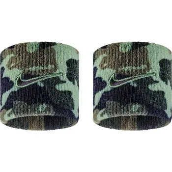 Potítko Nike Swoosh 2P - oil green/sequoia/black Zelený