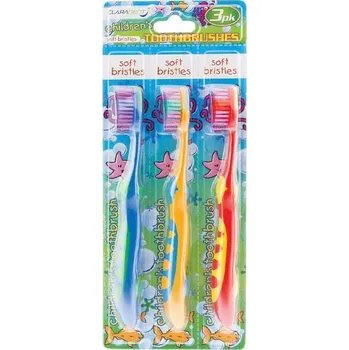 Zubní kartáček Dentiplus dětské zubní kartáčky Extra soft 3ks IDDRZEX05482