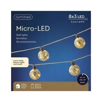 Vánoce Vánoční osvětlení na stromeček Kaemingk do interiéru, 2,1 m, 10 světýlek