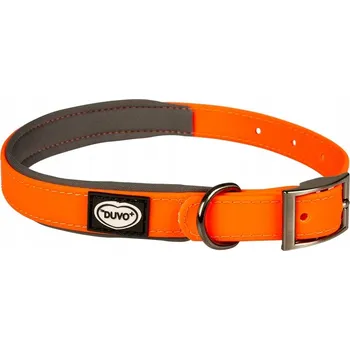 Obojek pro psa Duvo+ Obroża EXPLOR PVC L 40-65cm/25mm Oranžový