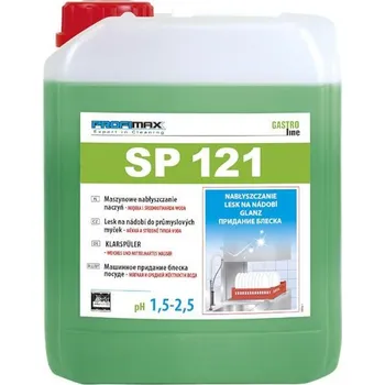 PROFIMAX SP 121 oplachový a leštící prostředek do profi myček nádobí -měkká a středně tvrdá voda 5L IDDRZEX03811