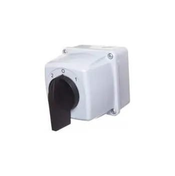 vypínač Vačkový přepínač Luk Elektromet 2-0-1 3P 25A IP44