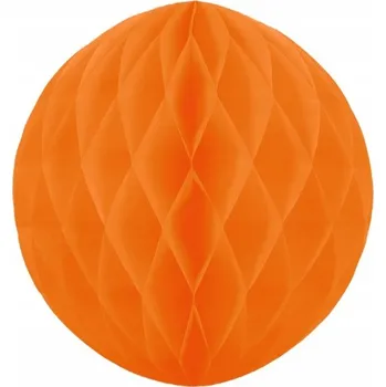 Obraz Dekorace PartyPal Honeycomb Koule oranžová PartyPal 10 cm