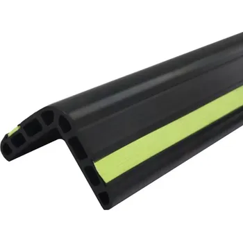 Dětská zábrana Černá gumová ochrana rohů zdí a stěn FLOMA CP84 - 100 x 8 x 8 cm, 56982045