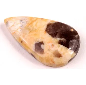 Přírodní kámen Kabošon Grafický Feldspar č.7317 (34x20x7mm)