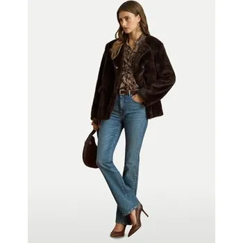 Dámské oblečení LAUREN RALPH LAUREN Kožešina 297P04117002 Hnědá Regular Fit S