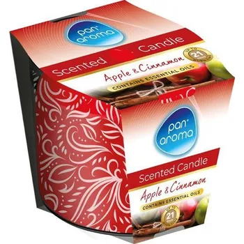Svíčka PanAroma dekorativní vonná svíčka Apple & Cinnamon 85g IDDRZEX04494
