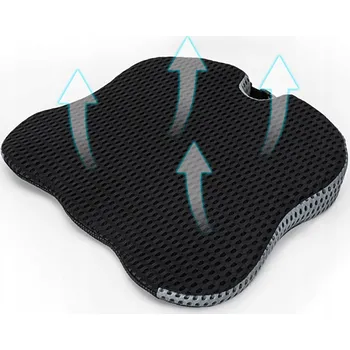 Polštář ORTOPEDICKÝ POLŠTÁŘ NA SEDADLO DO AUTA, KANCELÁŘE, PROFILOVANÝ