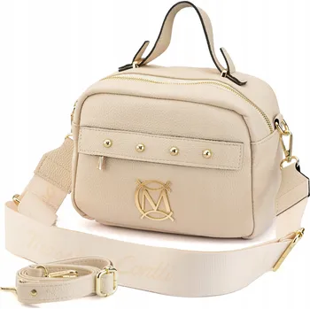 Kabelka Massimo Contti kabelka, typ kabelka přes rameno, eko kůže, béžová
