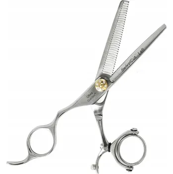 Kadeřnické nůžky Efilační nůžky Olivia Garden Swivelcut Left pro prostříhávání vlasů, 6.35 palce
