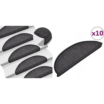 Nášlap na schod Antracitové Nášlapy na schody, 10 ks, 56x17x3 cm