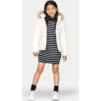 Dámská bunda Tommy Hilfiger Vatovaná bunda Essential KG0KG07399 M Bílá Regular Fit 4Y