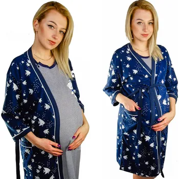 Podprsenka SADA KOŠILE A ŽUPANU DO PORODNICE __ M