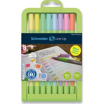 Liner Schneider Line-up - sada, 8 ks, pastelové barvy