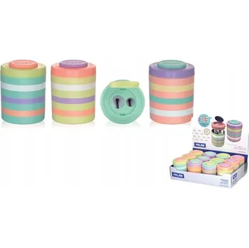 Ořezávátko Ořezávátko ruční, dvojité, s nádobkou Milan, vícebarevné