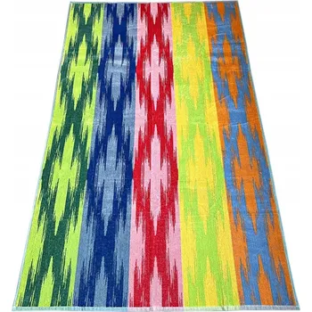Plážová osuška 05 MNOHOBAREVNÝ VZOR, froté, 100x160cm