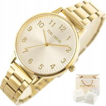 Hodinky Dámské hodinky Paul Lorens quartzové zlaté s náramkem, vodotěsné do 30 m