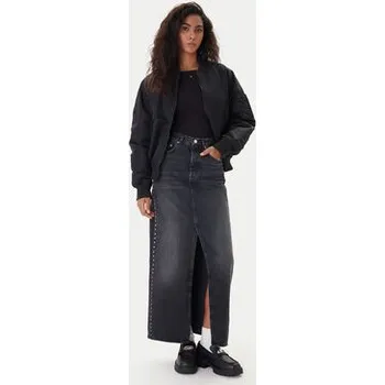 Dámská sukně Tommy Jeans Džínová sukně Layla DW0DW21576 Černá Regular Fit 31