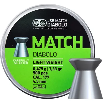 Diabolka Diabolo JSB Match pistole 500ks cal.4,5mm