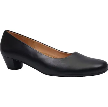 Dámské lodičky Vycházková obuv-lodičky, Gabor, šíře G, černá: Černá Hladká kůže 29 43 G 1/2 - lehce rozšířená (27335-26006)