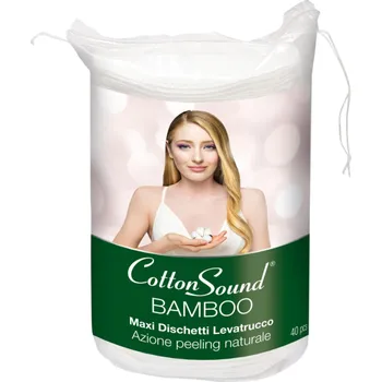 Odličovací ubrousek Odličovací tampóny Cotton Sound BAMBOO MAXI 40 ks IDDRZEX08799