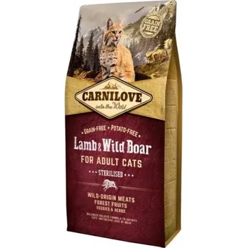 Krmivo pro kočku Carnilove CAT Lamb & Wild Boar for Adult Cats - Sterilised 6kg
