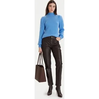 Dámský svetr Morgan Rolák 242-MLEONAR Modrá Regular Fit XS