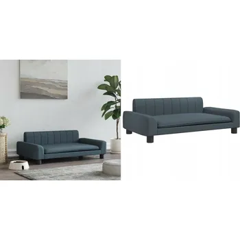 Pelíšek pro psa Tmavě šedý Pelíšek pro psa, potažený látkou, 90x53x30 cm