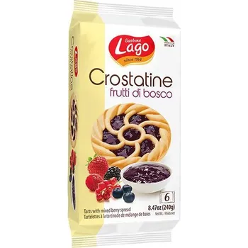 Lago Crostaline italské koláčky s náplní Frutti di bosco 6x40g IDDRZEX06052