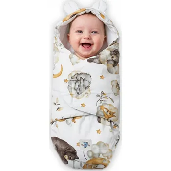 Zavinovačka KiziaMizia Zavinovačka ROŽEK ZAVINOVAČKA ZAVINOVAČKA PRO MIMINKA DO KOUPELE BAVLNA 100% EKO