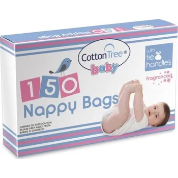 sáček na exkrement Cotton Tree Baby Parfémované sáčky na plenky 150ks IDDRZEX05715