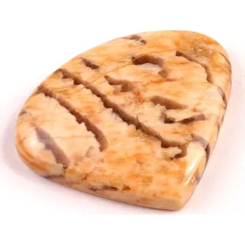 Přírodní kámen Kabošon Grafický Feldspar č.7322 (27x32x7mm)