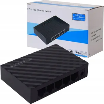Switch Switch , přepínač , 5portový LAN Ethernet RJ45 5xRJ45 1000M 1GB