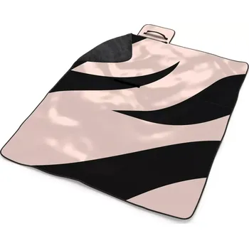 deka Sablio Plážová deka Růžový vzor zebry: 200x140 cm