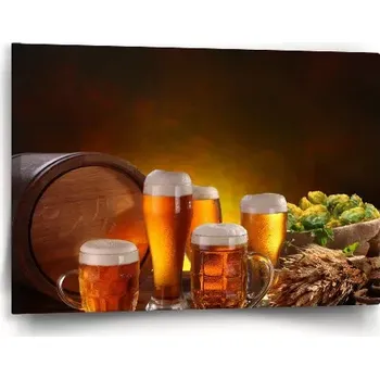 Obraz Sablio Obraz Sklenice s pivem - 60x40 cm