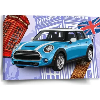 Obraz Sablio Obraz Mini sedan Londýn - 60x40 cm