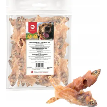 Pamlsek pro psa Maced Sušená rybka s kuřecím masem pamlsek 500 g pro psa přírodní kousátko