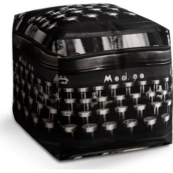 Taburet Sablio Taburet Cube Psací stroj: 40x40x40 cm