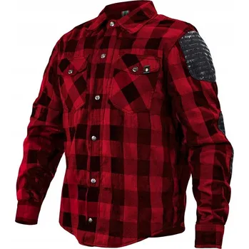 Moto bunda Košile kevlarová pánská REIMS černá / červená M