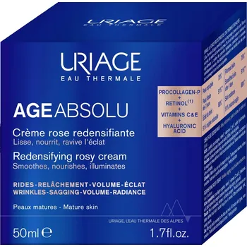 Pleťový krém Uriage Age Absolu Rose krém zhušťující pokožku 50 ml