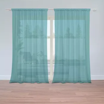 Záclona Sablio Záclony Zelenomodrá: 2ks 150x250cm