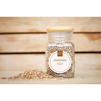 Koření Koriandr celý v kořence