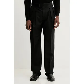 Dámské kalhoty Vlněné kalhoty Paul Smith M1R.409Z.P00002 černá 99X, vel. 34