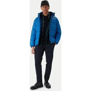 Pánské oblečení Tommy Jeans Vatovaná bunda Essential DM0DM19786 Modrá Regular Fit M