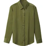 esmara® Dámská saténová blůza (zelená, 38)