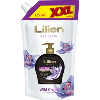 Mýdlo Lilien tekuté mýdlo krémové Wild Orchid XXL náplň, 1250 ml IDDRZEX09670